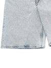 backprint logo patch denim shorts - OFF WHITE - BALAAN 7