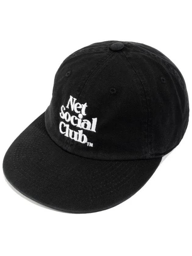 OG LOGO ROUND VISOR CAP BLACK - NET SOCIAL CLUB - BALAAN 7