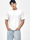 Plain Standard Short Sleeve T-Shirt White - BLACKMAMBA - BALAAN 3