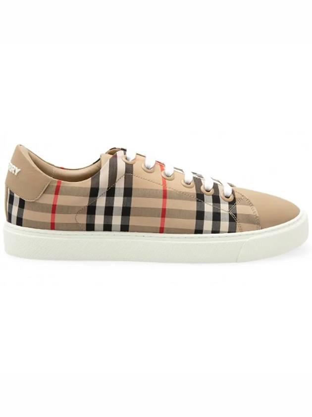 Vintage Check Low Top Sneakers Beige - BURBERRY - BALAAN 3