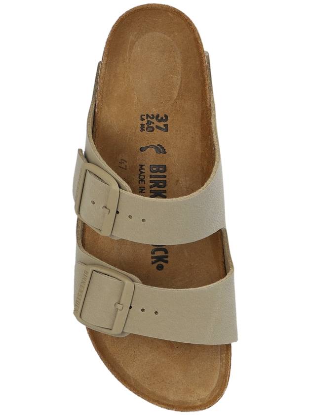 Arizona Big Buckle Slippers Beige - BIRKENSTOCK - BALAAN 7