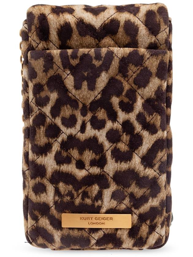 Kurt Geiger Phone Case Kensington On A Chain, Women's, Brown - KURT GEIGER - BALAAN 3