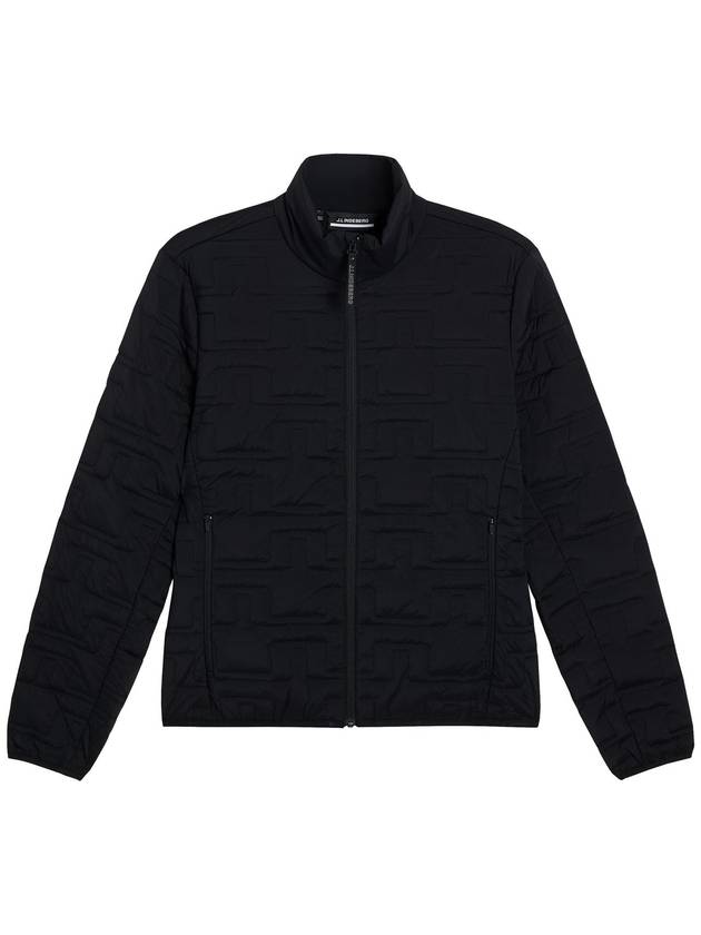 High Neck Quilted Zip-Up Jacket Black - J.LINDEBERG - BALAAN 2