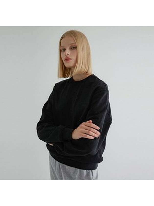 Luster Signature Sweatshirt Black - LE SOLEIL MATINEE - BALAAN 3