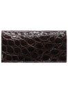 CROCODILE leather long wallet 66 7623 01 - SALVATORE FERRAGAMO - BALAAN 1