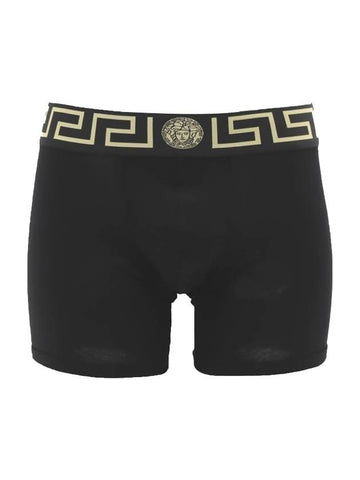 Medusa Logo Print Band Briefs Black - VERSACE - BALAAN.