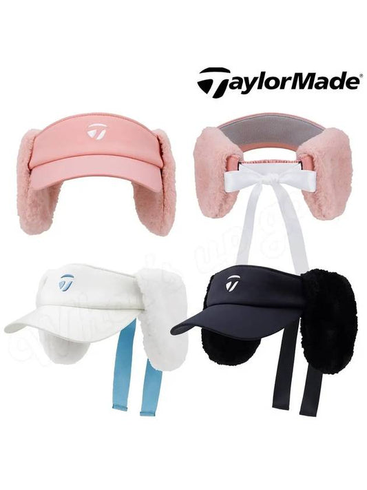 Golf Hat Ear Warm Visor Ribbon Sun Cap TL031 - TAYLORMADE - BALAAN 1