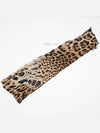 Leopard print silk crepe scarf 571161 3Y035 2760 - SAINT LAURENT - BALAAN 5