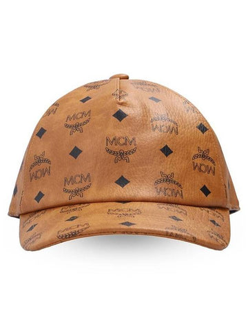 Baseball Cap With Logo Men's Brown - MCM - BALAAN 1