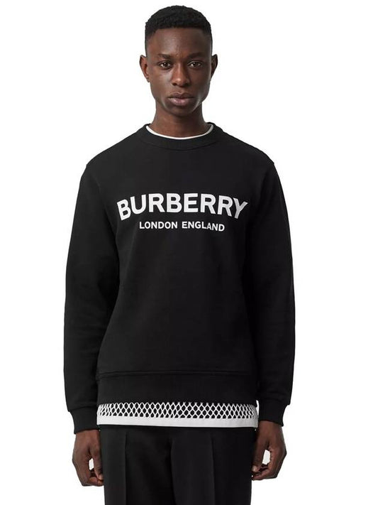 Burberry Logo Print Cotton Sweatshirt 8011357 - BURBERRY - BALAAN 1