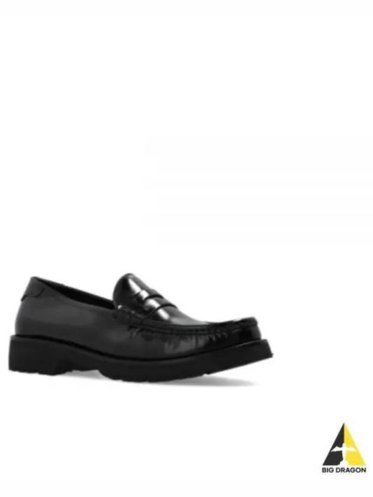 732650 AO9VV 1000 Glazed Leather Le Penny Loafer - SAINT LAURENT - BALAAN 1