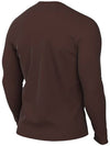 Men's Team Legend Long Sleeve T-Shirt Brown - NIKE - BALAAN 3