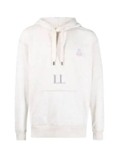 Matte Logo Print Hoodie Ecru - ISABEL MARANT - BALAAN 2