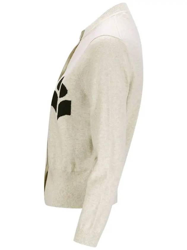 Newton logo cardigan CA0040FA A1X05E 02LY - ISABEL MARANT - BALAAN 4