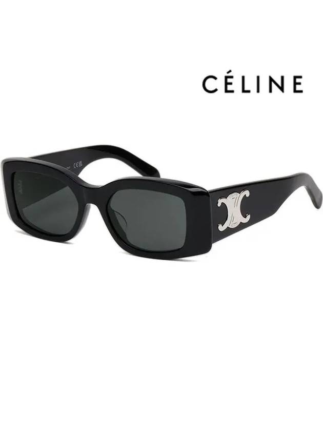 Eyewear Square Acetate Sunglasses Black - CELINE - BALAAN 8