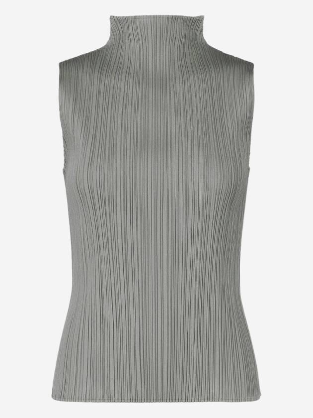 Pleats Basic Sleeveless Grey - ISSEY MIYAKE - BALAAN 2