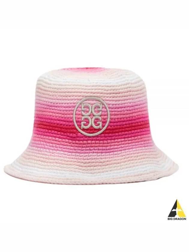 Circle G Ombre Crochet Bucket Hat Pink - G/FORE - BALAAN 2