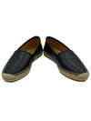 Microshima Leather Espadrilles Black - GUCCI - BALAAN 3