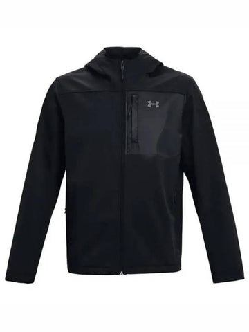 Men's Cold Gear Infrared Shield 2.0 Hooded Jacket Black - UNDER ARMOUR - BALAAN 1