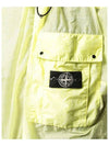 Wappen Patch Reflective Grid on Ramy TC Cape Jacket Neon Green - STONE ISLAND - BALAAN 5