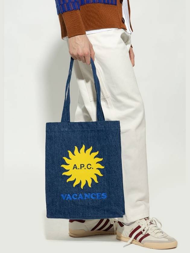 Lou Denim Blue Tote Bag Eco Bag - A.P.C. - BALAAN 3