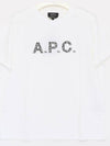 Logo Cotton Short Sleeve T-shirt White - A.P.C. - BALAAN 3