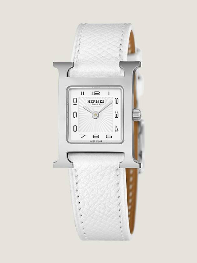 H Hour Absong 21MM Watch White - HERMES - BALAAN 3