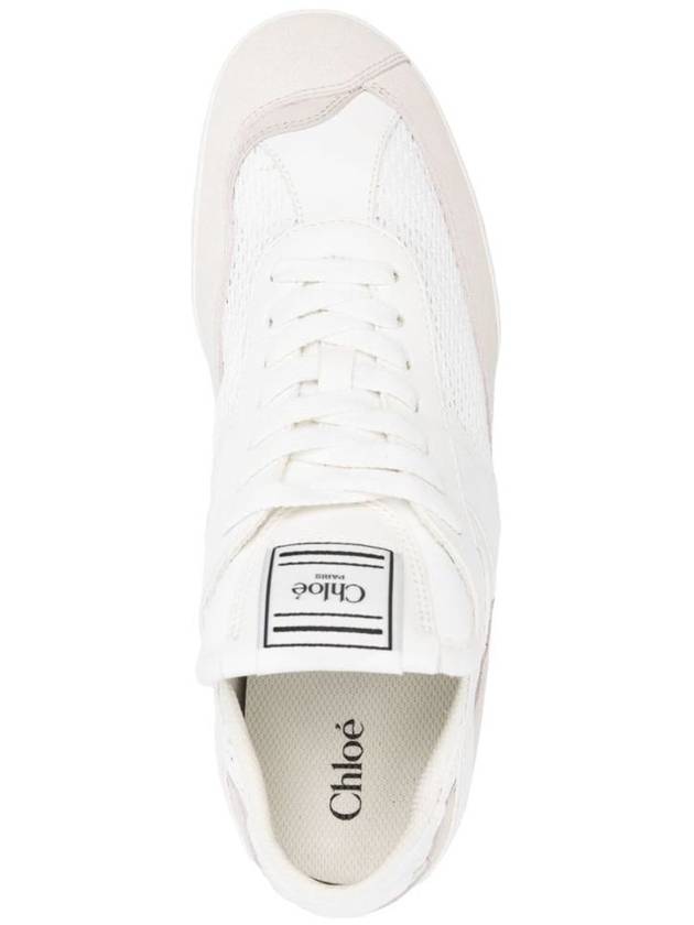 Chloé Kick Sneakers In Mesh And Suede Leather Shoes - CHLOE - BALAAN 4