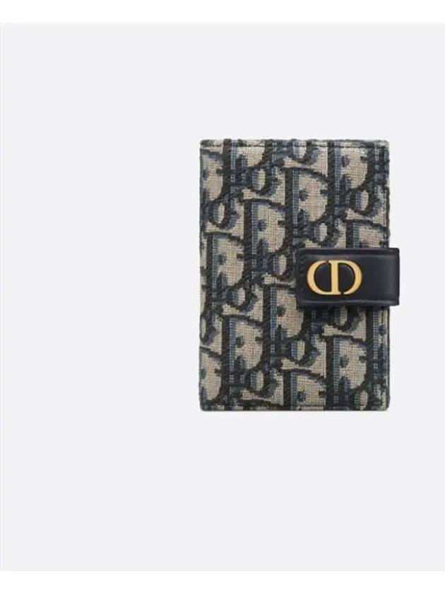 30 Montaine Vertical Card Wallet Oblique S2339UTZQ - DIOR - BALAAN 1