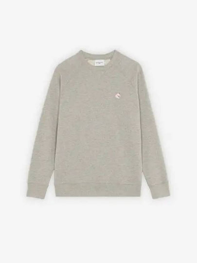 Monochrome Fox Head Patch Classic Cotton Sweatshirt Grey Melange - MAISON KITSUNE - BALAAN 2