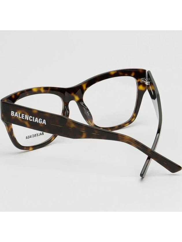 Acetate Square Eyeglasses Havana - BALENCIAGA - BALAAN 5