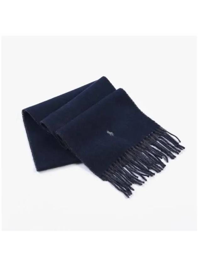 PC0455 411 Pony Reversible Fringe Muffler - POLO RALPH LAUREN - BALAAN 5