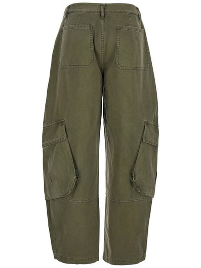 'The Bubble Cargo' Green Jeans In Cotton Woman - FRAME - BALAAN 2