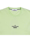 Archibio PVC Print Short Sleeve T-Shirt Light Green - STONE ISLAND - BALAAN 5