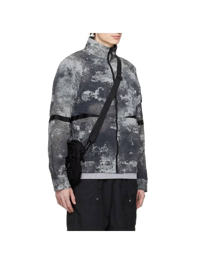 Dissolving Grid Camo Zip-up Jacket Grey - STONE ISLAND - BALAAN 7