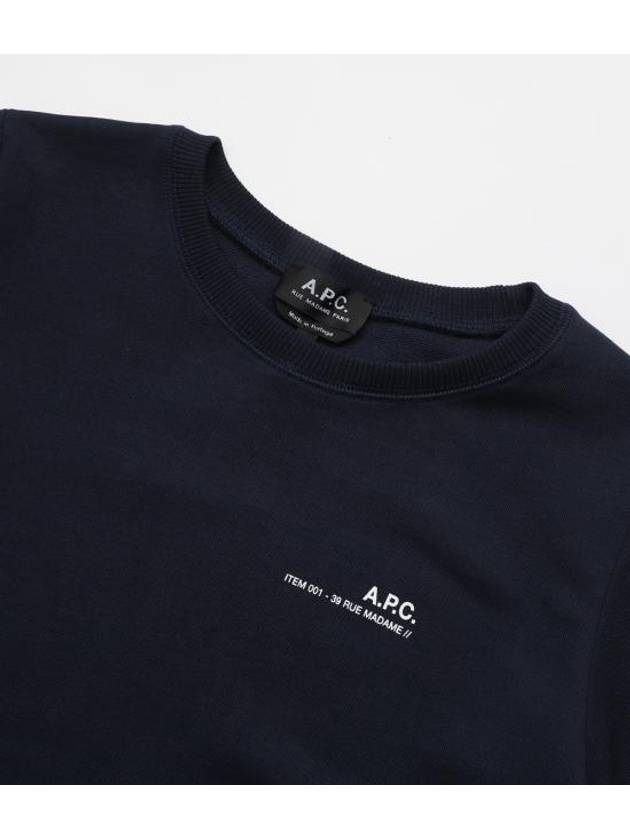 Women's Item F Sweatshirt Navy - A.P.C. - BALAAN 4