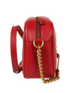 GG Marmont Matelasse Small Chain Shoulder Bag Hibiscus Red - GUCCI - BALAAN 4