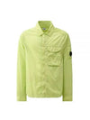 Chrome-R Pocket Over Long Sleeve Shirt Green - CP COMPANY - BALAAN 2