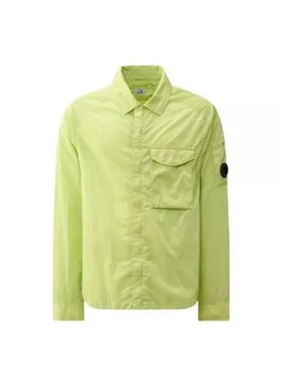 Chrome-R Pocket Over Long Sleeve Shirt Green - CP COMPANY - BALAAN 2