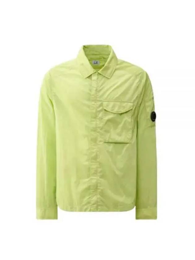 Chrome-R Pocket Over Long Sleeve Shirt Green - CP COMPANY - BALAAN 2