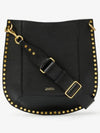 Oskan Hobo Leather Cross Bag Black - ISABEL MARANT - BALAAN 2