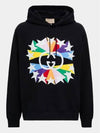 Men's GG Starburst Hoodie Black - GUCCI - BALAAN 2