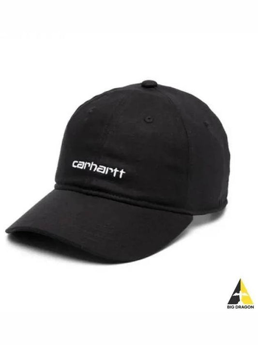 WIP Whip Baseball Ball Cap Black I0288760 - CARHARTT - BALAAN 1