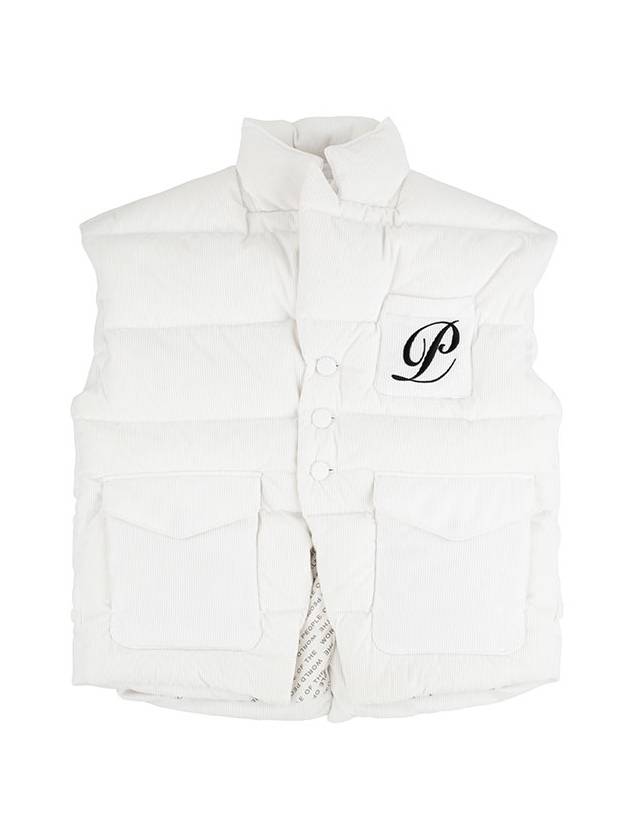 Unisex Goose Down Padding Vest White - PEOPLE OF THE WORLD - BALAAN 3