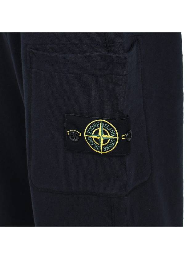 Old Treatment Cargo Track Pants Navy - STONE ISLAND - BALAAN 6