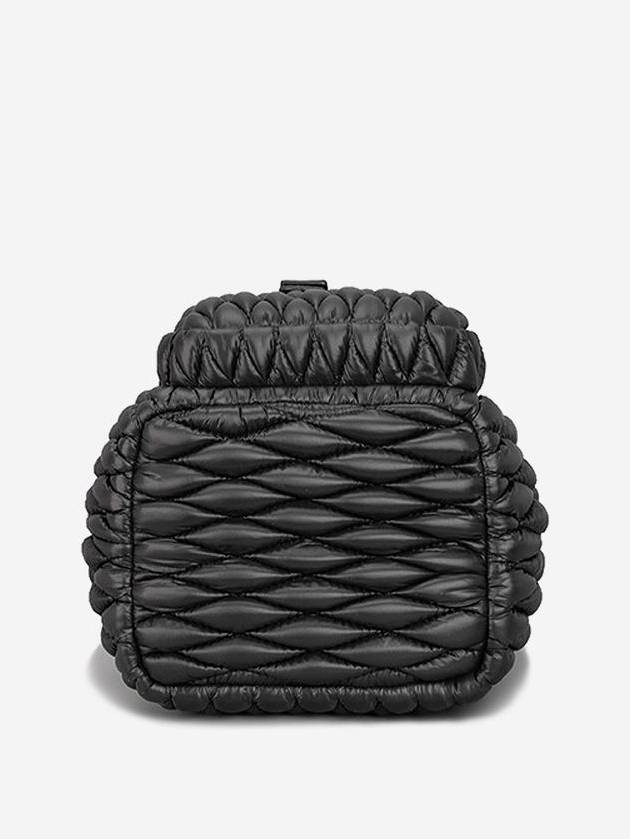 Mary Bubble Quilted Padded Bucket Bag Black - MINOC - BALAAN 5