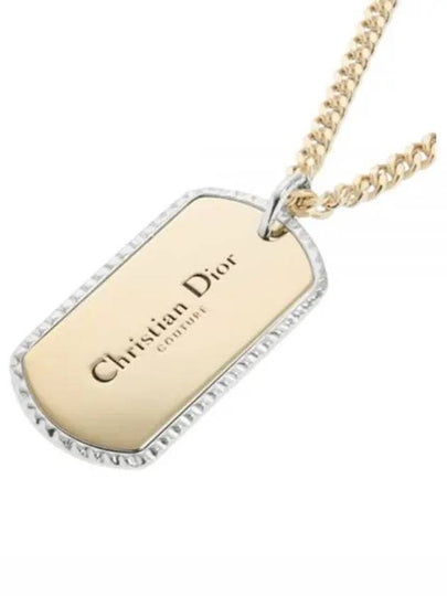 Chain Logo Necklaces Gold - DIOR - BALAAN 2