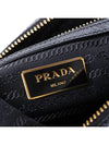 Tessuto Nylon Saffiano Tote Shoulder Bag Black - PRADA - BALAAN 8