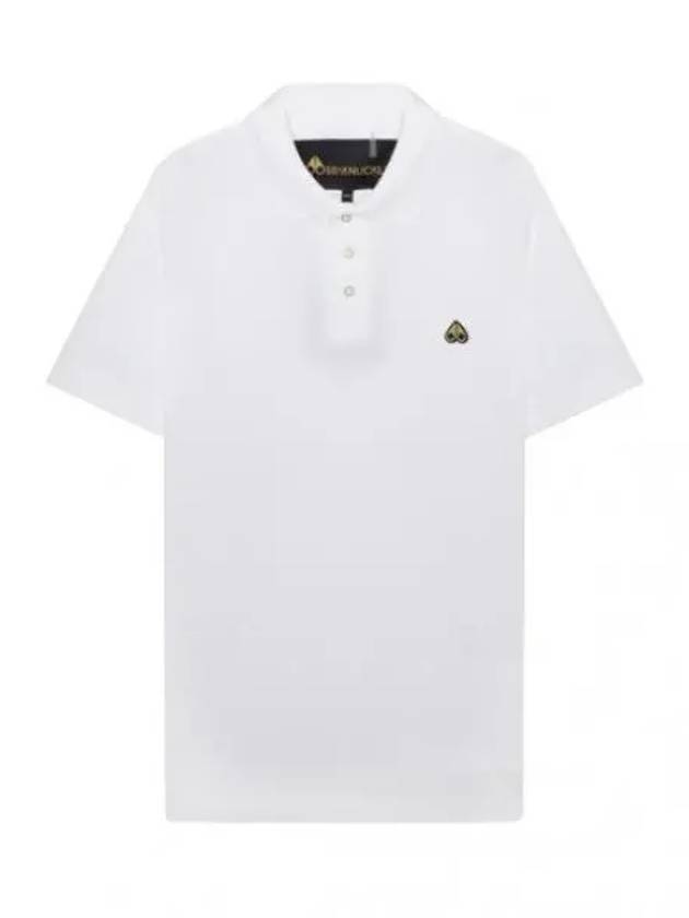 logo polo t shirt men collar - MOOSE KNUCKLES - BALAAN 1