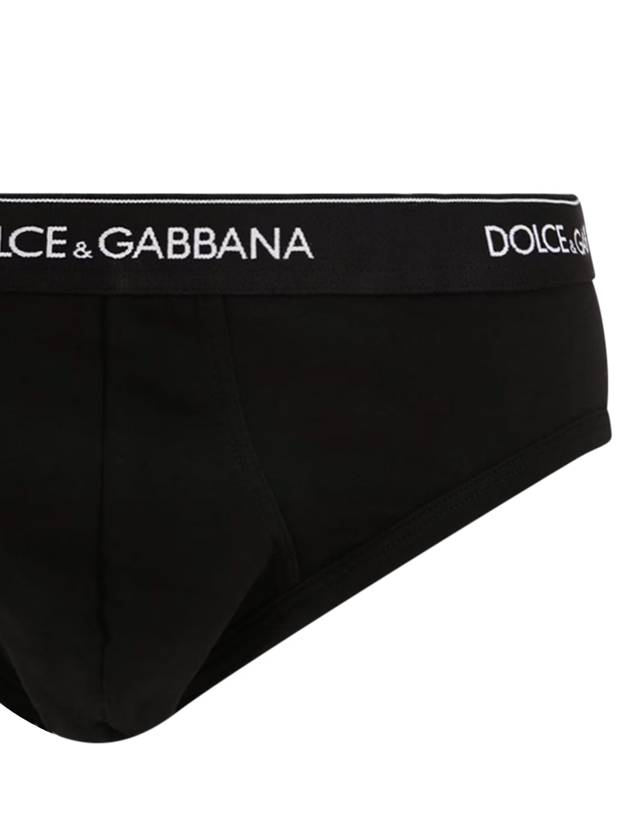 23 fw Black Cotton Briefs M9D69JONN97N0000 B0480428693 - DOLCE&GABBANA - BALAAN 4